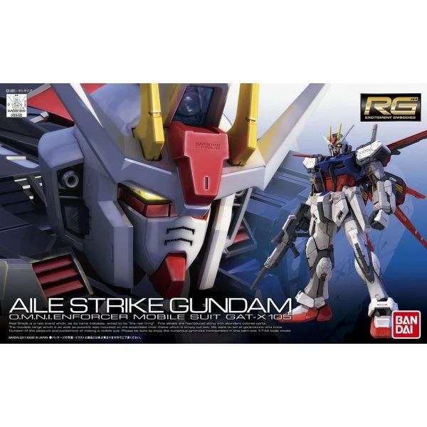 Bandai Real Grade GAT-X105 Aile Strike Gundam 10 Bandai Real Grade GAT-X105 Aile Strike Gundam - Image 8