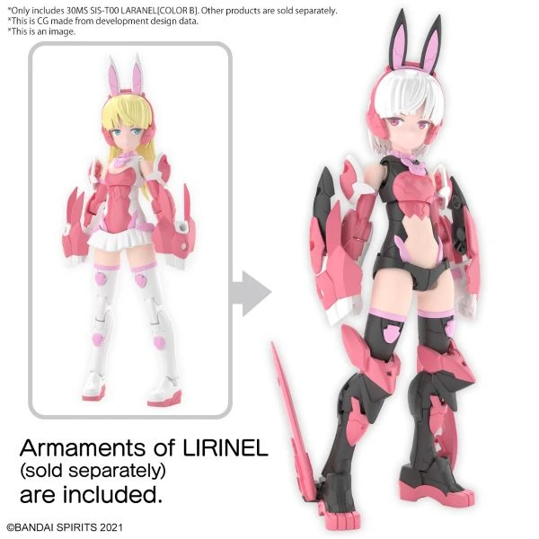 Bandai 30 MS #7 SIS-T00 Laranel Color B - Image 10