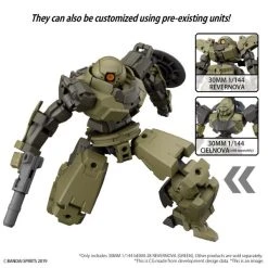 Bandai 30MM 1/144 BEXM-28 REVERNOVA [GREEN] -Professional Model Toy Store 30mm 1 144 bexm 28 revernova green 8