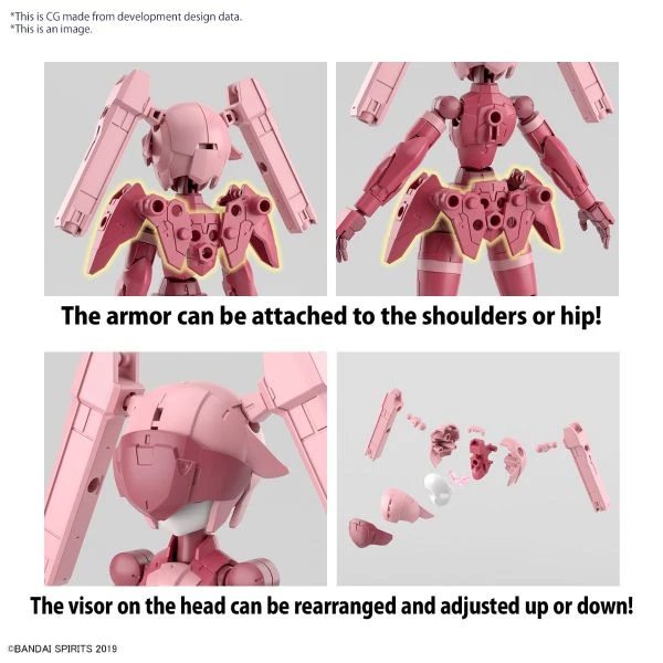 Bandai 30MM 1/144 EXM-H15A ACERBY (TYPE-A) - Image 5