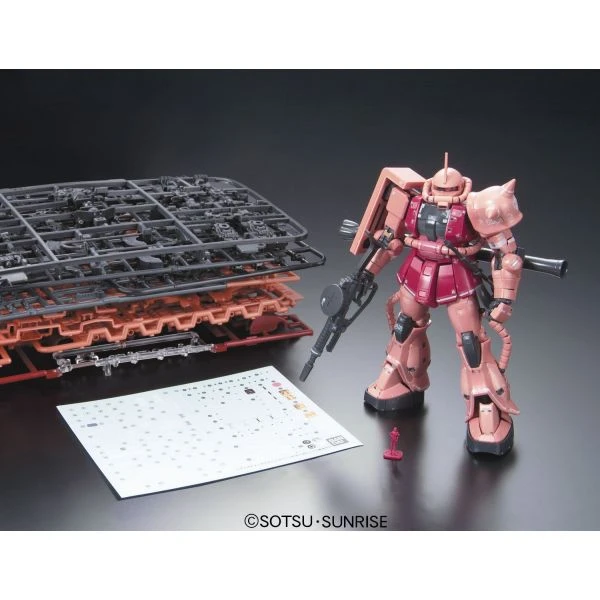 Bandai #02 MS-06S Char's Zaku 1/144 Real Grade - Image 9