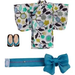 Nendoroid Doll: Outfit Set (Yukata - Sky Blue) -Professional Model Toy Store g11472 4