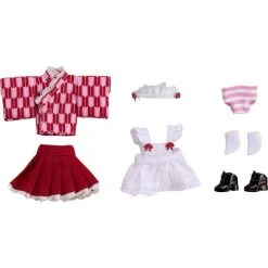 Nendoroid Doll: Outfit Set (Japanese-Style Maid - Pink) -Professional Model Toy Store g12378 5