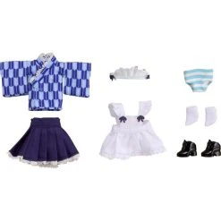 Nendoroid Doll: Outfit Set (Japanese-Style Maid - Blue) -Professional Model Toy Store g12379 5