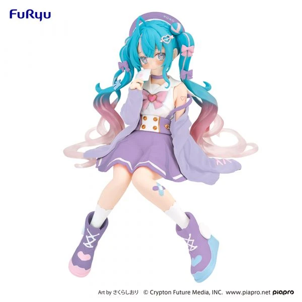 Hatsune Miku Love Sailor Purple Color Ver. Noodle Stopper Figure