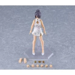 Female Body (Mika) With Mini Skirt Chinese Dress Outfit - White Figma -Professional Model Toy Store m06913 7