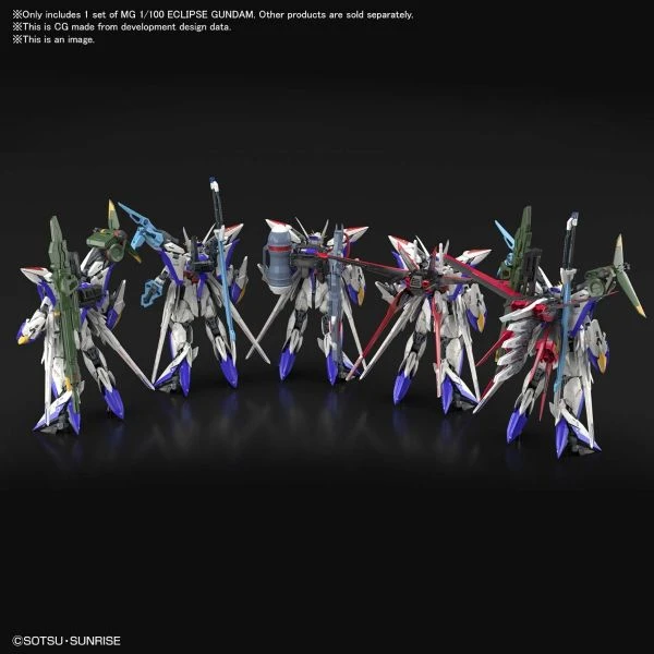 Bandai Eclipse Gundam MG 1/100 10 Bandai Eclipse Gundam MG 1/100 - Image 8