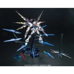Bandai Strike Freedom Gundam Seed Destiny Mobile Suit Model Kit (1/100 Scale) -Professional Model Toy Store strike freedom gundam mg 5