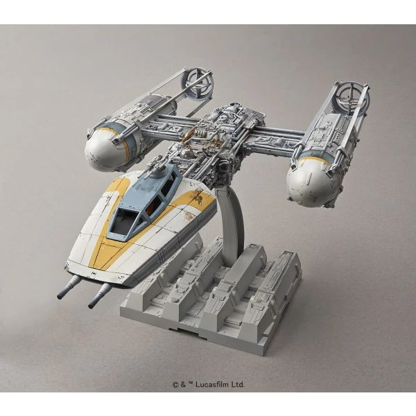Y-Wing Starfighter "Star Wars", Bandai Star Wars 1/72 Plastic Model 4 Y-Wing Starfighter "Star Wars", Bandai Star Wars 1/72 Plastic Model - Image 2
