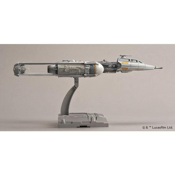 Y-Wing Starfighter "Star Wars", Bandai Star Wars 1/72 Plastic Model 19 Y-Wing Starfighter "Star Wars", Bandai Star Wars 1/72 Plastic Model - Image 17