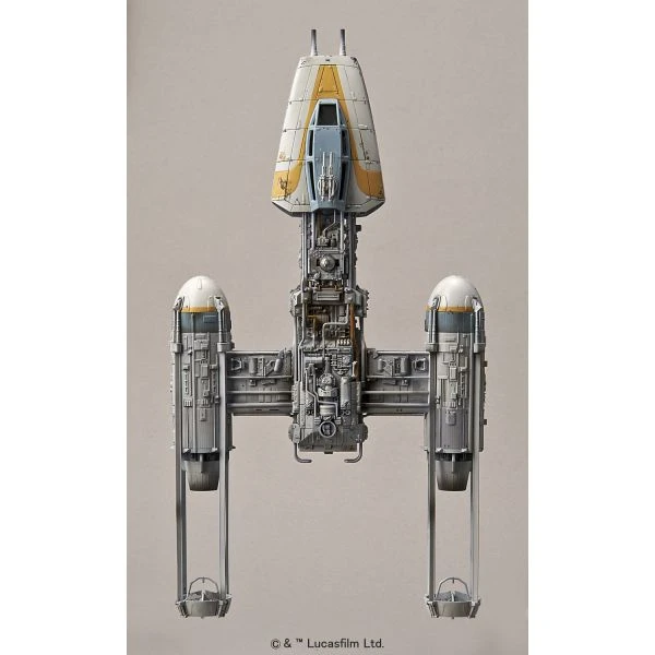 Y-Wing Starfighter "Star Wars", Bandai Star Wars 1/72 Plastic Model 10 Y-Wing Starfighter "Star Wars", Bandai Star Wars 1/72 Plastic Model - Image 8