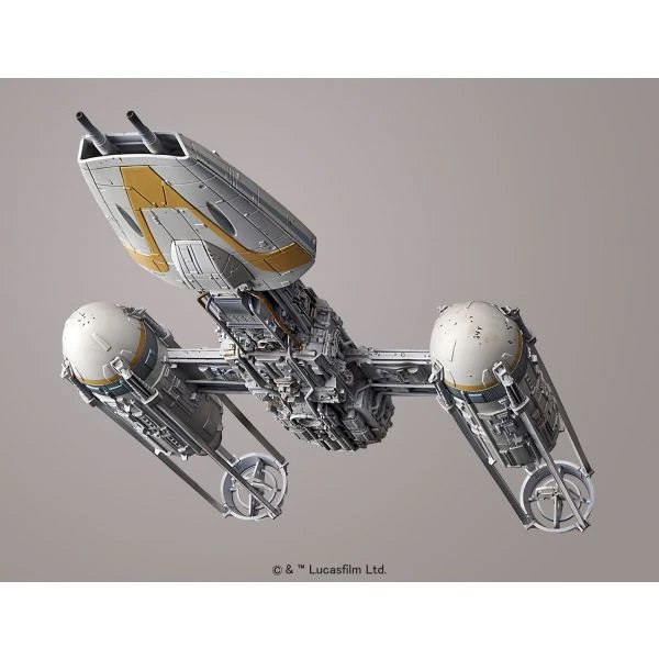Y-Wing Starfighter "Star Wars", Bandai Star Wars 1/72 Plastic Model 6 Y-Wing Starfighter "Star Wars", Bandai Star Wars 1/72 Plastic Model - Image 4