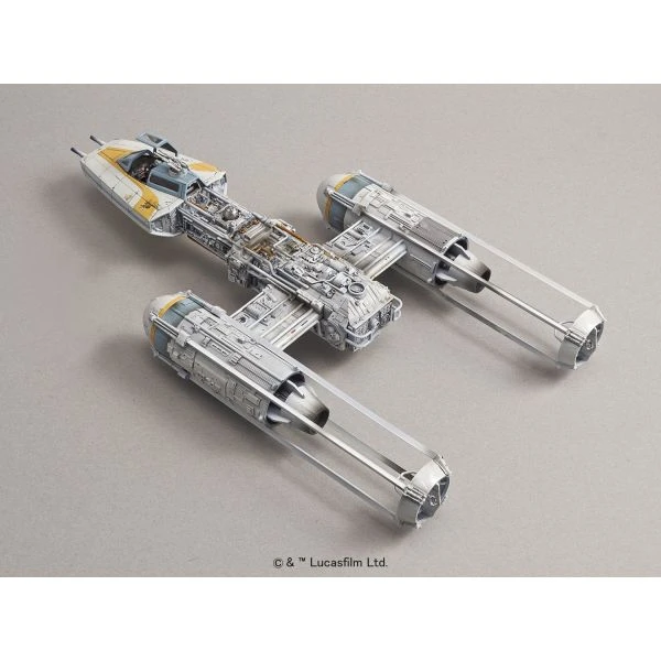 Y-Wing Starfighter "Star Wars", Bandai Star Wars 1/72 Plastic Model 14 Y-Wing Starfighter "Star Wars", Bandai Star Wars 1/72 Plastic Model - Image 12